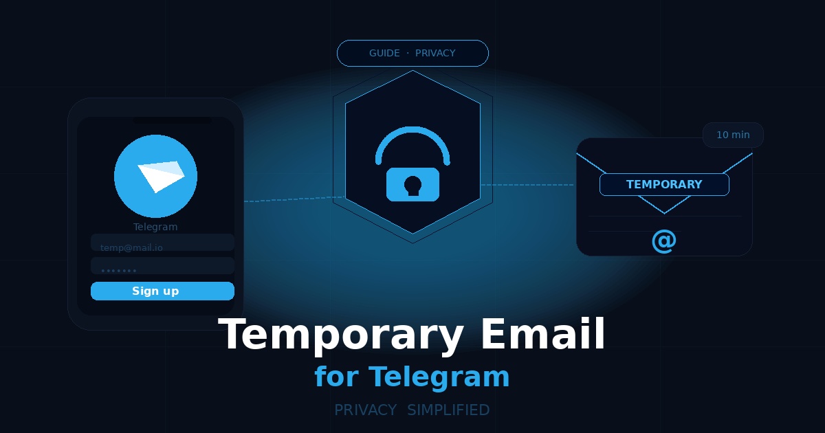 Create a Temporary Email for Telegram | Privacy Simplified