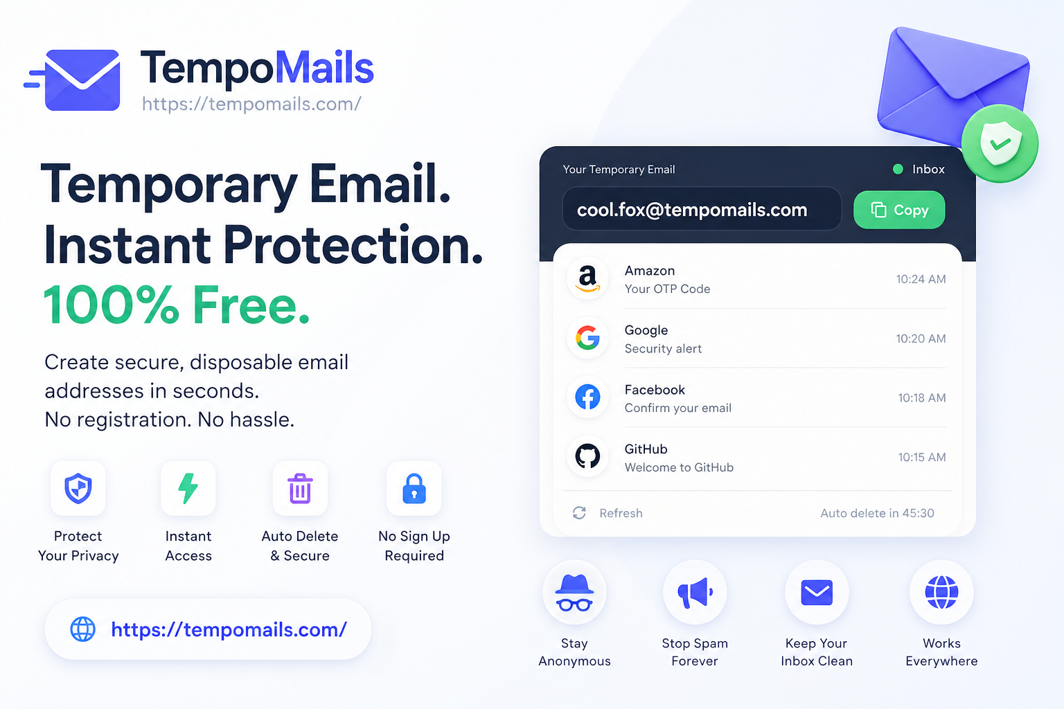 Bypass Amazon OTP | Reliable Temporary Email for Amazon