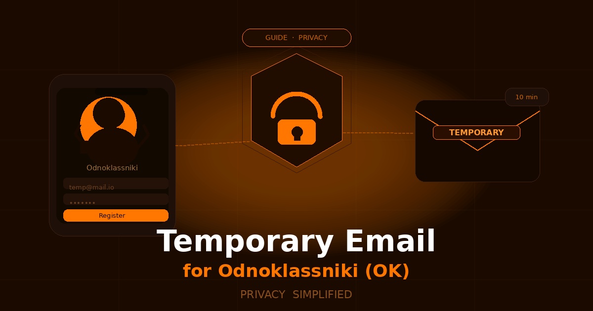 Create a Temporary Email for Odnoklassniki (OK) | Privacy Simplified